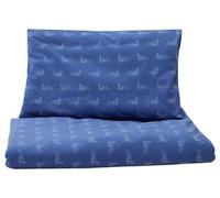 loud + proud Set di biancheria da letto per bambini, in cotone biologico, 100 x 135 cm, cuscino 40 x 60 cm, certificato GOTS