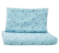 loud + proud Set di biancheria da letto per bambini, in cotone biologico, 100 x 135 cm, cuscino 40 x 60 cm, certificato GOTS