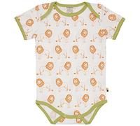 loud + proud Stampa a Maniche Corte, certificata GOTS Body, Rosso Auto, 50/56 cm Unisex-Bimbi