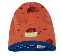 loud + proud Stampa, certificata GOTS Berretto, Cannella, 62-68 Unisex-Bambini e Ragazzi