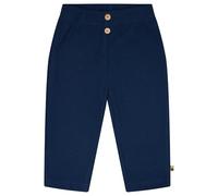 loud + proud Pantaloni Waffelstruktur GOTS certificato Blu oltremare 122-128 cm Bambini unisex