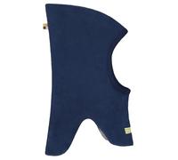 loud + proud Wende-Schlupf aus Baumwoll-Fleece, GOTS Zertifiziert Passamontagna, Blu Oltremare, 52-54 Unisex-Bambini e Ragazzi