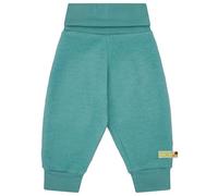 loud + proud Wollfleece, GOTS Zertifiziert Pantaloni, Origanp, 86-92 Unisex-Bambini