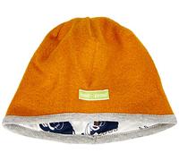 loud + proud Wollwalk, Certificazione GOTS Berretto, Malva, 51-52 Unisex-Bambini e Ragazzi