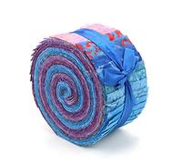 LoudElephant Cotton Batik - Rotolo di tessuto pre-tagliato, colore: Viola