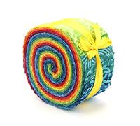 LoudElephant Cotton Batik - Rotolo di tessuto pre-tagliato - Rainbow Original
