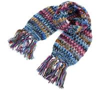 LOUDelephant lungo Grosso Lana Multi Mix Sciarpa - Misto Blu