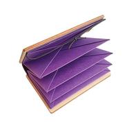 Loufy Porta Carte di Sconti di Diploma, Scatola di Carte Regalo, Portamonete in Legno, Fai da te per Bambini, Festa di Laurea, Liquido Rosso, viola.