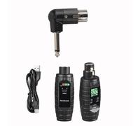 Loufy UHF Microfono Wireless Trasmettitore Ricevitore per Effector Mini XLR Wired a Wireless Microfono Trasmettitore Facile da Usare