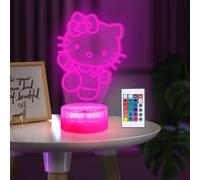 LOUHH Lampada a LED 3D a 16 colori, con telecomando intelligente, luce notturna per la decorazione della stanza dei bambini, regali di Natale, regali di compleanno per bambini