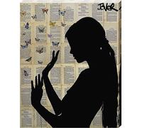 Loui Jover Giorni di Farfalle, 40 x 50 cm, Tela Stampe, Multicolore