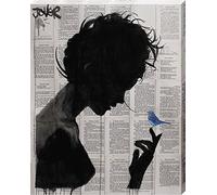 Loui Jover Poetica 40 x 50 cm, Tela Stampe, Multicolore