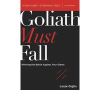 Louie Giglio Goliath Must Fall Bible Study Guide plus Streaming Vide (Tascabile)