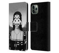 LOUIJOVERART BIANCO E NERO CUSTODIA COVER PORTAFOGLIO IN PELLE PER APPLE iPHONE