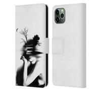 LOUIJOVERART BIANCO E NERO CUSTODIA COVER PORTAFOGLIO IN PELLE PER APPLE iPHONE