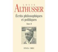 Louis Althusser Althusser-L Ecrits philosophiques et politiques Tome 2 (Book)