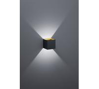 TRIO Leuchten Louis lampada da parete LED, 3000 K, 1 x 4,5 W La: 10 A: 10 P: 10 cm, 223310132, Louis [Lampade per Interni > Lampade a Parete]