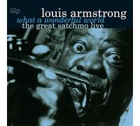 Louis Armstrong - What A Wonderful World / The Great Satchmo Live - Limited Edition Dark Turquoise Colored Vinyl [2LP]