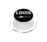 Louis Chitarra Battito Cardiaco Musica Chitarrista PopSockets PopGrip per MagSafe