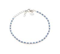 Louis Ciocchetti dal 1887 Bracciale Tennis Argento 925 con Zirconi 5A, Gioiello Elegante Regolabile per Donna - Idea Regalo Raffinata con Packaging Lusso - Qualità Made in Italy