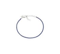 Louis Ciocchetti dal 1887 Bracciale Tennis Blu Acciaio con Zirconi 5A da 3mm, Gioiello Elegante per Donna uomo, misura regolabile 16+4cm, anallergico, Idea Regalo