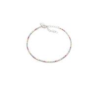 Louis Ciocchetti dal 1887 Bracciale Tennis Nero Argento 925 con Zirconi 5A, Gioiello Elegante Regolabile per Donna - Idea Regalo Raffinata con Packaging Lusso - Qualità Made in Italy