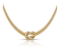 Louis Ciocchetti dal 1887- Collana Argento 925 Con Nodo, Regolabile, Nodo Simbolico per Amore, Amicizia e Infinito ideale per regalo San Valentino, made in italy