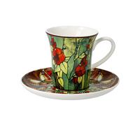 Louis Comfort Tiffany Tazza Da Caffè Farfalle 100ml Goebel Porcellana WA