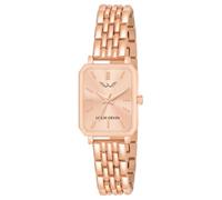 LOUIS DEVIN Argento/Marrone/Oro Rosa Bracciale Catena di Metallo Orologio analogico per le donne (blu/verde/rosa/nero/argento/marrone/quadrante oro rosa) | LD-LS193-CH, Rosso / Oro, Vestito