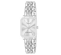 LOUIS DEVIN Argento/Marrone/Oro Rosa Bracciale Catena di Metallo Orologio analogico per le donne (blu/verde/rosa/nero/argento/marrone/quadrante oro rosa) | LD-LS193-CH, Argento, Vestito