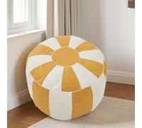 Louis Donné Pouf marocchino non imbottito, copertura per poggiapiedi, in tessuto tecnico impermeabile, con contenitore, multifunzionale, pieghevole, per soggiorno, camera da letto o balcone