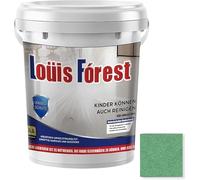 Louis Forest Epoxy Floor Paint, Epoxy Colored Sand Floor Paint, High-Gloss Marble Effect Paints, Waterproof And Non-Slip, Suitable For Indoor/Outdoor (Cover 135 sq. ft,Bright Green)