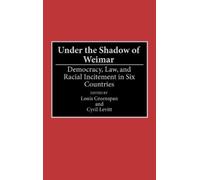 Louis Greenspan Cyril Levitt Under the Shadow of Weimar (Copertina rigida)
