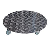 Louis Moulin Base con Ruote per vasi in Alluminio 49 x 49 x 7,5 cm 8088