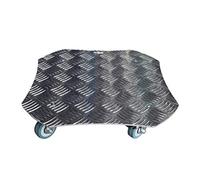 Louis Moulin Base con Ruote quadrate in Alluminio 34 x 34 x 7,5 cm 8038