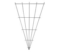 Louis Moulin Rete a ventaglio da parete, 140 x 75 cm, colore: antracite