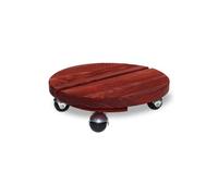 Louis Moulin Roule - Plante in Legno, Rotondo, 30 cm, Colore: Rosso