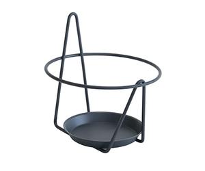 Louis Moulin - Sottovaso da Parete, 16-18 cm, Colore: Grigio martellato