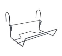 Louis Moulin Supporto per fioriera balcone, XL, per vasi da 40 a 60 cm, in acciaio epossidico, grigio antracite RAL 7016, fissaggio per ringhiera 6 cm, prodotto in Francia