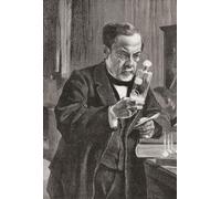 Louis Pasteur nel suo laboratorio. Louis Pasteur 1822 - 1895. Chimico e microbioligista francese che scoprì tra l'altro la pastorizzazione e i principi della vaccinazione. Fu anche un sostenitore