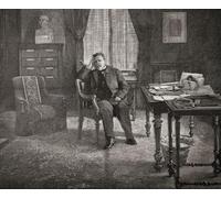 Louis Pasteur nel suo ufficio presso l'Istituto Pasteur di Parigi. Louis Pasteur 1822 - 1895. Chimico francese e microbioligista che scoprì tra l'altro la pastorizzazione e i principi della