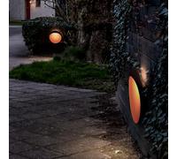 Louis Poulsen Lampada da parete Flindt LED 3000K DALI Corten Ø40