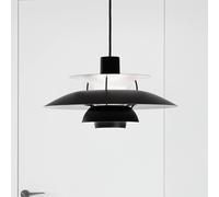 Louis Poulsen PH 5 Lampada a sospensione, Monochrome - nero
