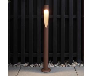 Louis Poulsen lampione Flindt, 930, corten 70 cm base 24 V Louis Poulsen