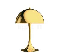 Louis Poulsen Panthella Lampada da tavolo, paralume ottone/base ottone - 43,8 x ø32 cm