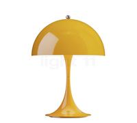 Louis Poulsen Panthella Portable Lampada ricaricabile LED, paralume arancione - piede arancione - 25 cm