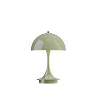 Louis Poulsen Panthella Portable Lampada ricaricabile LED, paralume verde - piede verde - 16 cm