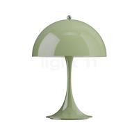 Louis Poulsen Panthella Portable Lampada ricaricabile LED, paralume verde muschio/piede verde muschio - 25 cm