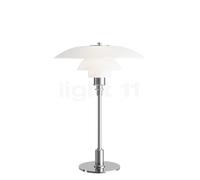 Louis Poulsen PH 3 ½-2 ½ Lampada da tavolo, cromo/bianco