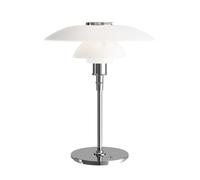 Louis Poulsen PH 4½-3½ Vetro Lampada da tavolo, cromo lucido